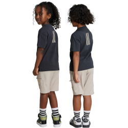 adidas Sportswear Disney Der K&ouml;nig der L&ouml;wen Outfit (T-Shirt + Shorts) Kinder AAGG - carbon/wonbei/semspa 110