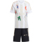 adidas Sportswear Marvel Avengers Outfit (T-Shirt + Shorts) Kinder 001A - white/greone/wogome 122