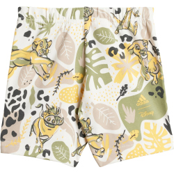 adidas Sportswear Disney Der K&ouml;nig der L&ouml;wen Outfit (T-Shirt + Shorts) Kinder 077A - cwhite/wonbei/semspa 104