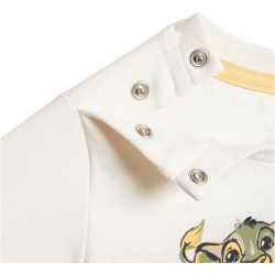 adidas Sportswear Disney Der K&ouml;nig der L&ouml;wen Outfit (T-Shirt + Shorts) Kinder 077A - cwhite/wonbei/semspa 104