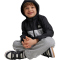 adidas Sportswear WIND.RDY Tiberio Windbreaker Kinder 095A - black/greone/gresix 104