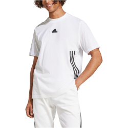 adidas Sportswear Future Icons 3-Streifen T-Shirt Herren 001A - white M