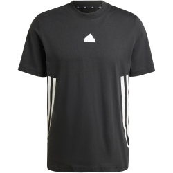 adidas Sportswear Future Icons 3-Streifen T-Shirt Herren 095A - black M