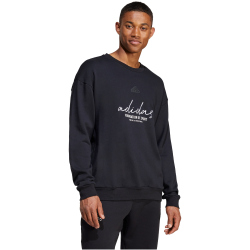 adidas Sportswear Brand Love French Terry Sweatshirt Herren 095A - black M