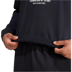 adidas Sportswear Brand Love French Terry Sweatshirt Herren 095A - black M