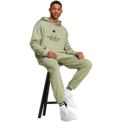 adidas Sportswear Brand Love French Terry Jogginghose Herren A98F - tentgreen L