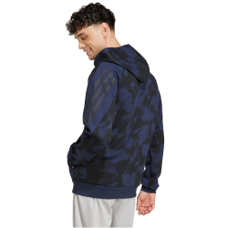 adidas Sportswear Future Icons 3-Streifen Allover Print Kapuzen-Sweatjacke Herren 9603 - multco/legink S