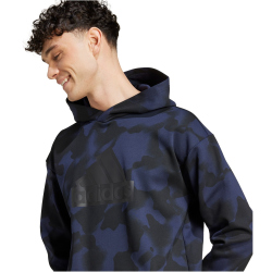 adidas Sportswear Future Icons Badge of Sport Allover Print Hoodie Herren AA35 - legink XL