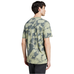 adidas Sportswear Future Icons Badge of Sport Allover Print T-Shirt Herren 9603 - multco/tengrn M