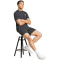 adidas Sportswear Seasonal Essentials Melange T-Shirt Herren A6BJ - blckme 3XL