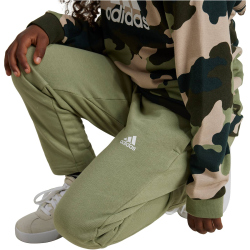 adidas Sportswear Essentials Allover Print Jogginganzug Kinder A98F - tengrn/clabro/white 116