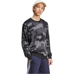 adidas Sportswear Seasonal Essentials Camouflage Sweatshirt Herren 095A - black M