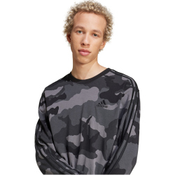 adidas Sportswear Seasonal Essentials Camouflage Sweatshirt Herren 095A - black M