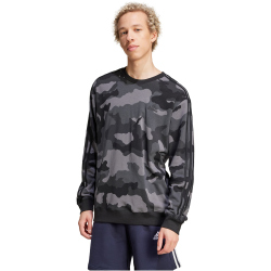 adidas Sportswear Seasonal Essentials Camouflage Sweatshirt Herren 095A - black M