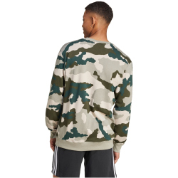 adidas Sportswear Seasonal Essentials Camouflage Sweatshirt Herren AESW - silpeb M
