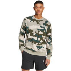 adidas Sportswear Seasonal Essentials Camouflage Sweatshirt Herren AESW - silpeb M