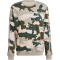 adidas Sportswear Seasonal Essentials Camouflage Sweatshirt Herren AESW - silpeb M