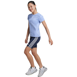 adidas Essentials Set T-Shirt + Shorts M&auml;dchen AFAE - bluspa/white 152