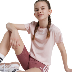 adidas Essentials Set T-Shirt + Shorts M&auml;dchen AFB1 - sanpin/white 152