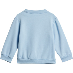 adidas Badge of Sport Jogginganzug Kinder 318A - clesky/white 80