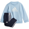 adidas Badge of Sport Jogginganzug Kinder 318A - clesky/white 80