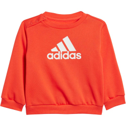 adidas Badge of Sport Jogginganzug Kinder A0TB - brired/white 68