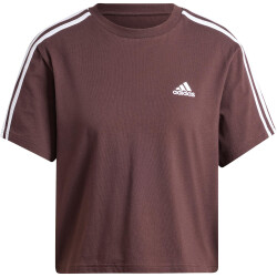 adidas Essentials 3-Streifen Crop-Top Freizeitshirt Damen...