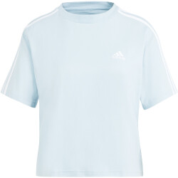 adidas Essentials 3-Streifen Crop-Top Freizeitshirt Damen...