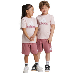 adidas Essentials Logo T-Shirt und Shorts Set Kinder AFB1 - sanpin 110