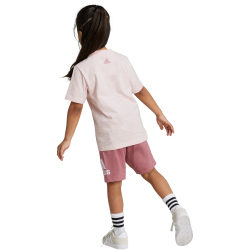 adidas Essentials Logo T-Shirt und Shorts Set Kinder AFB1 - sanpin 110