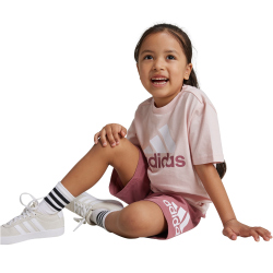 adidas Essentials Logo T-Shirt und Shorts Set Kinder AFB1 - sanpin 110