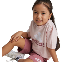 adidas Essentials Logo T-Shirt und Shorts Set Kinder AFB1 - sanpin 110