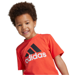 adidas Essentials Logo T-Shirt und Shorts Set Kinder A0TB - brired 104