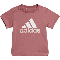 adidas Essentials Organic Baby-Set (T-Shirt + Shorts) AFAK - precri/white 62