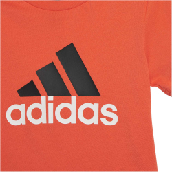 adidas Essentials Organic Baby-Set (T-Shirt + Shorts) A0TB - brired/black 62