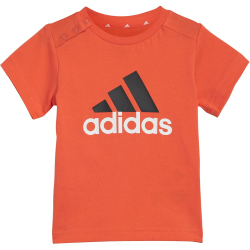 adidas Essentials Organic Baby-Set (T-Shirt + Shorts) A0TB - brired/black 62