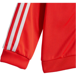 adidas Essentials Shiny Baby-Trainingsanzug mit Kapuze A0TB - brired/white 68