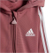 adidas Essentials Shiny Baby-Trainingsanzug mit Kapuze AFAK - precri/white 68