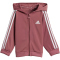 adidas Essentials Shiny Baby-Trainingsanzug mit Kapuze AFAK - precri/white 86