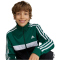 adidas Essentials Tiberio Trainingsanzug Kinder 024A - cgreen/white/black/wh 176
