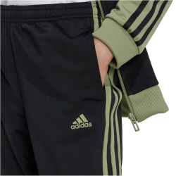 adidas Essentials Tiberio Trainingsanzug Kinder A98F - tengrn/black/white 176