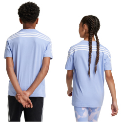 adidas Future Icons 3-Streifen T-Shirt Kinder AFAE - bluspa/white 152