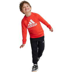adidas Essentials Logo French Terry Jogginganzug Kinder A0TB - brired 104