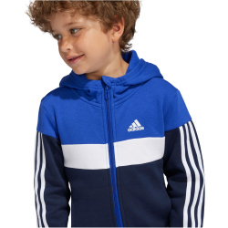 adidas Tiberio 3-Streifen Colorblock Trainingsanzug Kinder AETC - selubl/legink/white 104