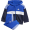 adidas Tiberio 3-Streifen Colorblock Trainingsanzug Kinder AETC - selubl/legink/white 98