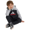 adidas Essentials Big Logo Trainingsanzug Kinder 83F7 - mgreyh/black/brired 122