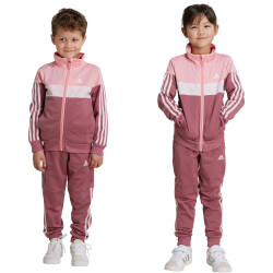 adidas Tiberio 3-Streifen Colorblock Shiny Trainingsanzug Kinder AFAP - sepisp/precri/sanpin 110