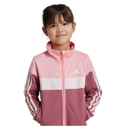 adidas Tiberio 3-Streifen Colorblock Shiny Trainingsanzug Kinder AFAP - sepisp/precri/sanpin 128