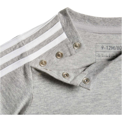 adidas Essentials Sport Baby-Set (T-Shirt + Shorts) 83F7 - mgreyh/white 68