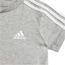 adidas Essentials Sport Baby-Set (T-Shirt + Shorts) 83F7 - mgreyh/white 68
